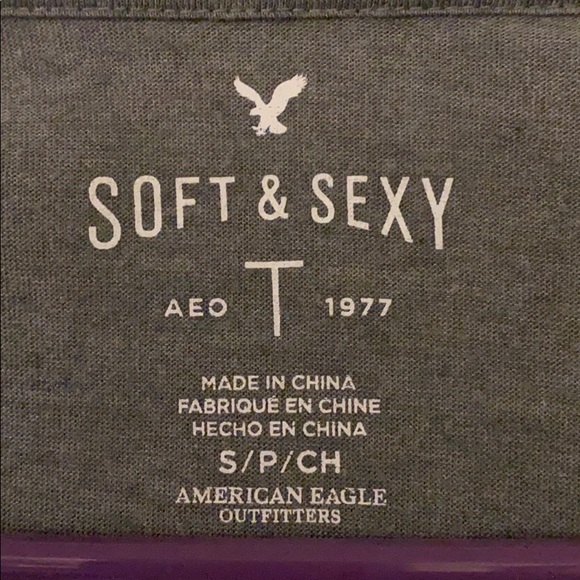 American Eagle Baseball Tee - Picture 3 of 3